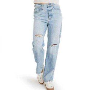 MADEWELL Ripped Straight Leg Dad Jeans 29" #AN341